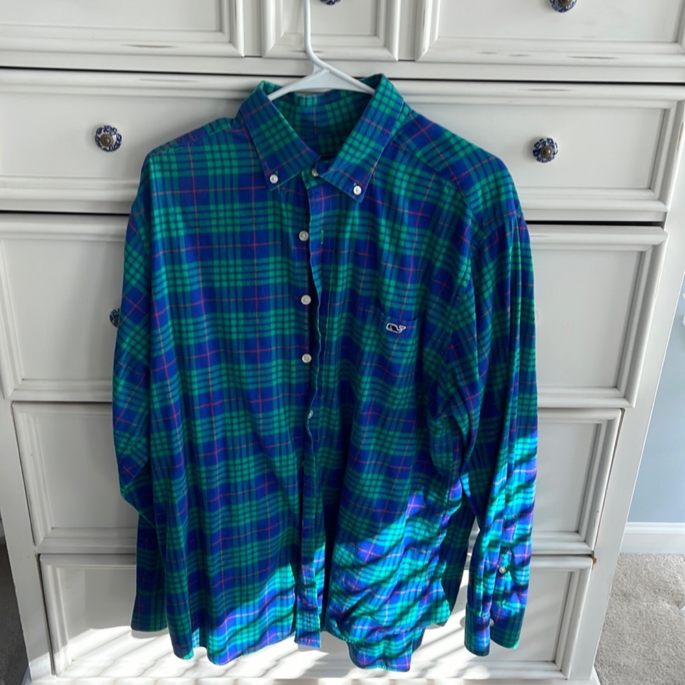 Mens Vineyard Vines slim fit Tucker Shirt ( xl)